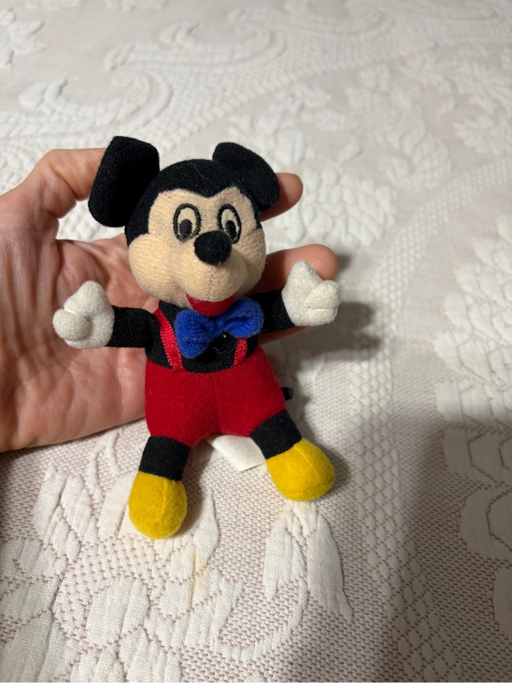 Vintage Disney Mickey Mouse plush small EUC DisneyWorld Classic toy